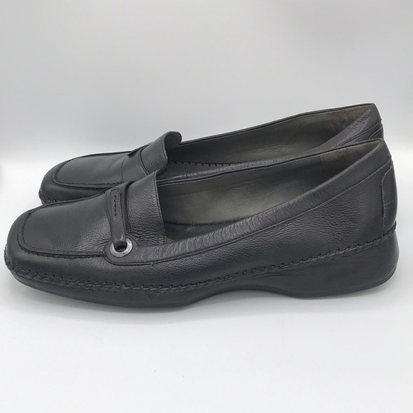 Nurture black square toe loafers, 9M - Picture 3 of 8
